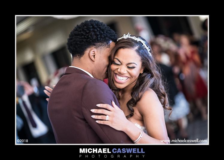 Bride and Groom Dance at DoubleTree