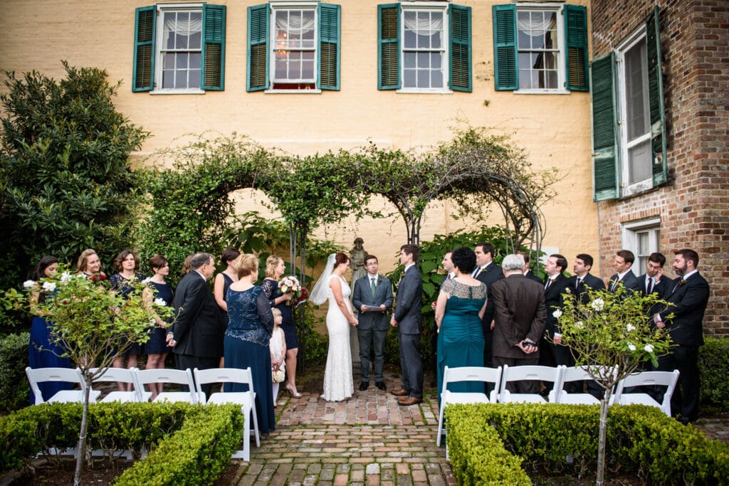 Beauregard-Keyes House wedding ceremony