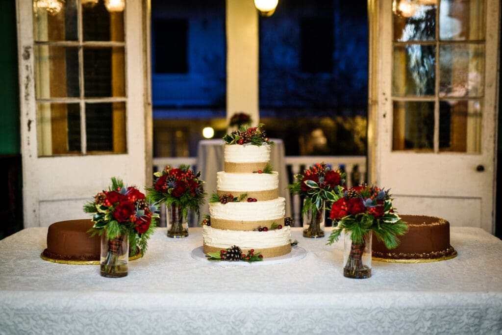 Beauregard-Keyes House wedding cake table