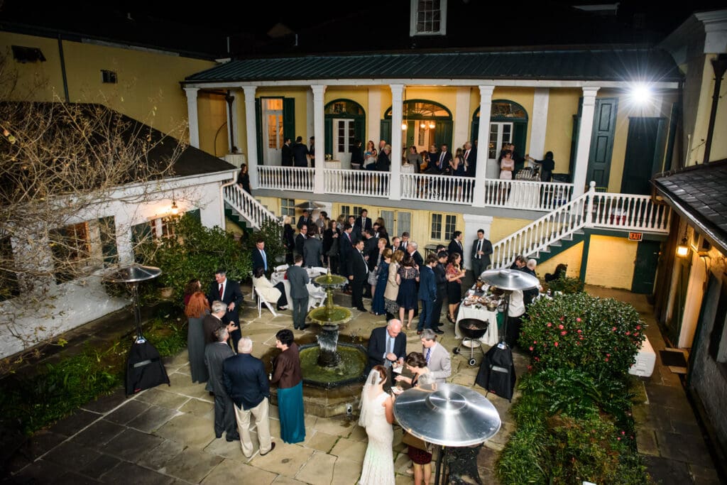 Beauregard-Keyes House wedding reception