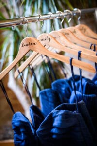 Bridesmaid personalized hangers