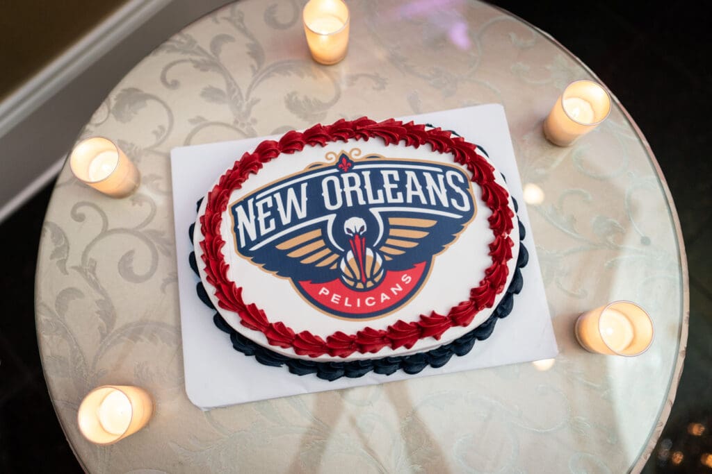 New Orleans Pelicans groom's cake