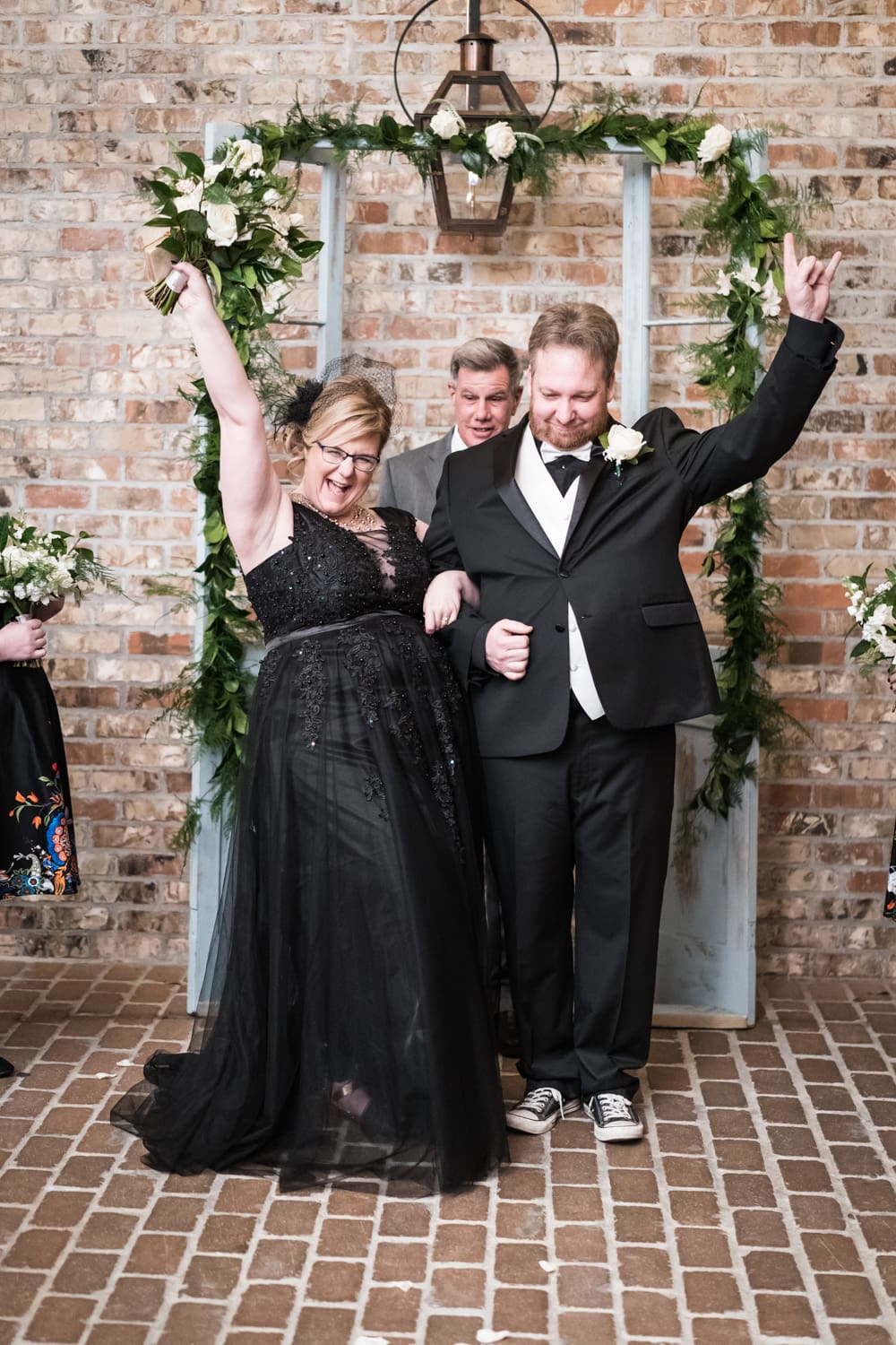 Wedding ceremony at The Crossing in Kenner