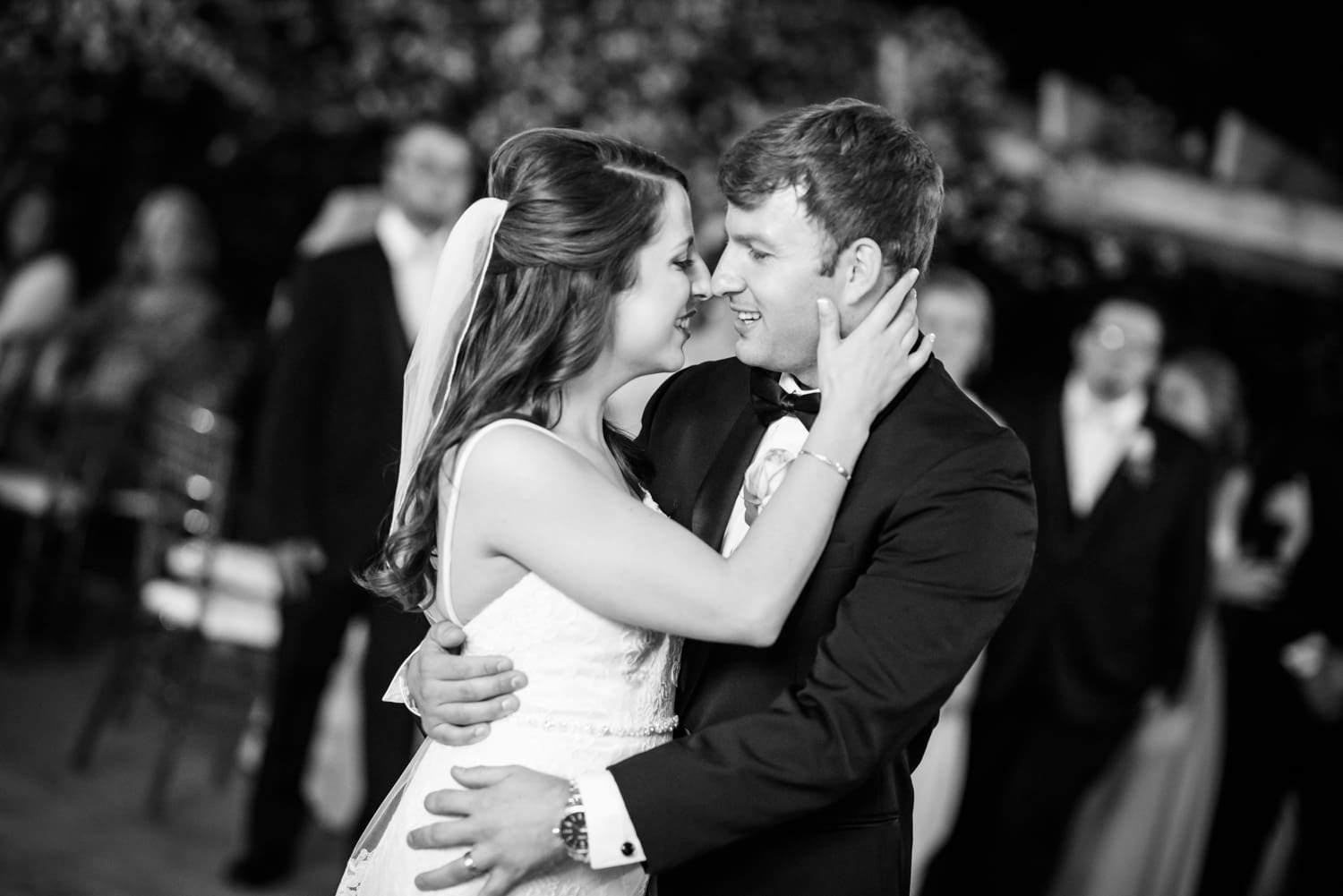 Bride and groom first dance at The Greenwood in Covington