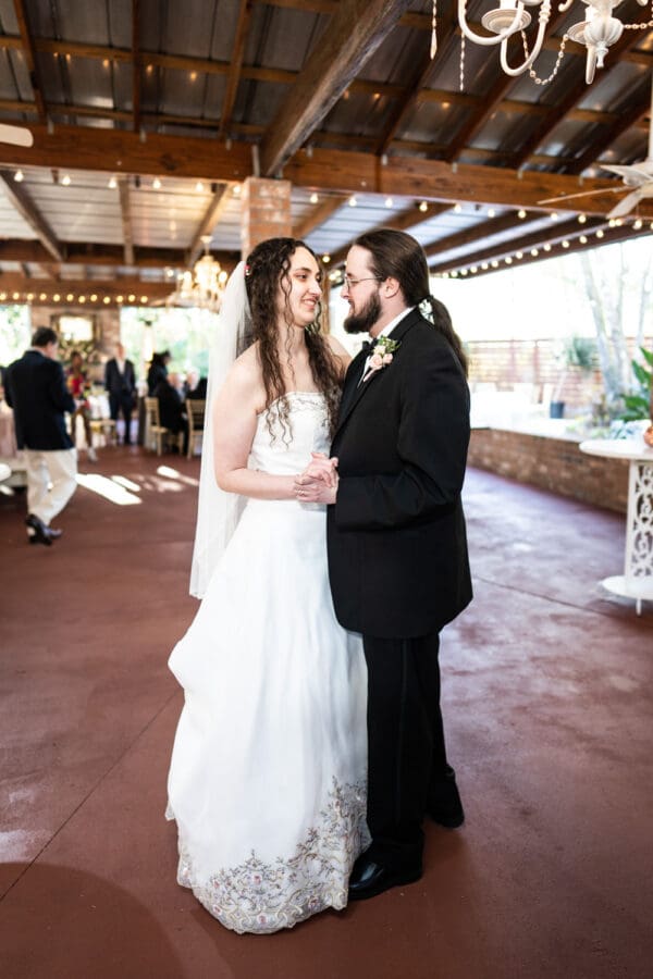 Wedding reception at Henry Smith House in Picayune Mississippi