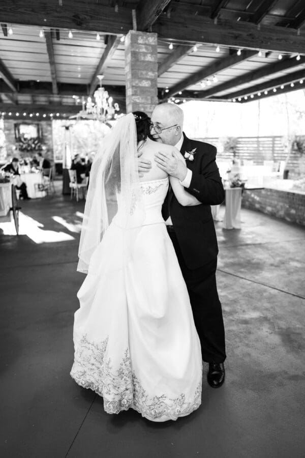 Bride and father dance at Henry Smith House wedding