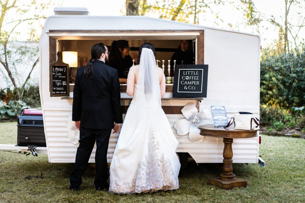 Little Coffee Camper at wedding in Picayune Mississippi