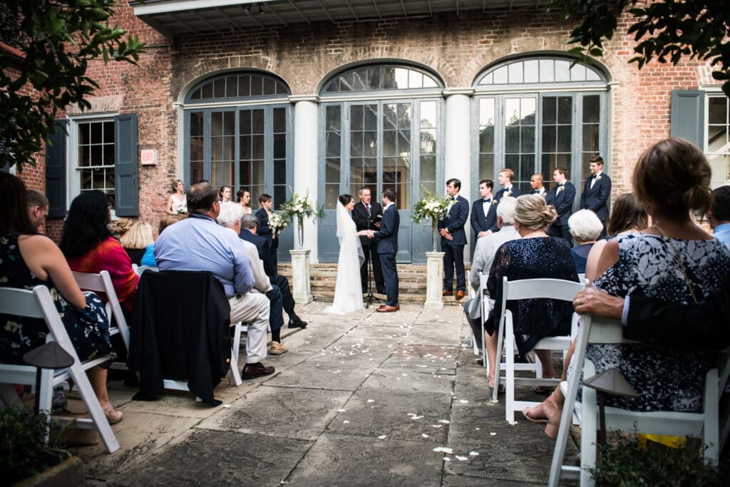 Hermann-Grima House wedding ceremony