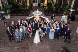 Large group photo at Hotel Mazarin