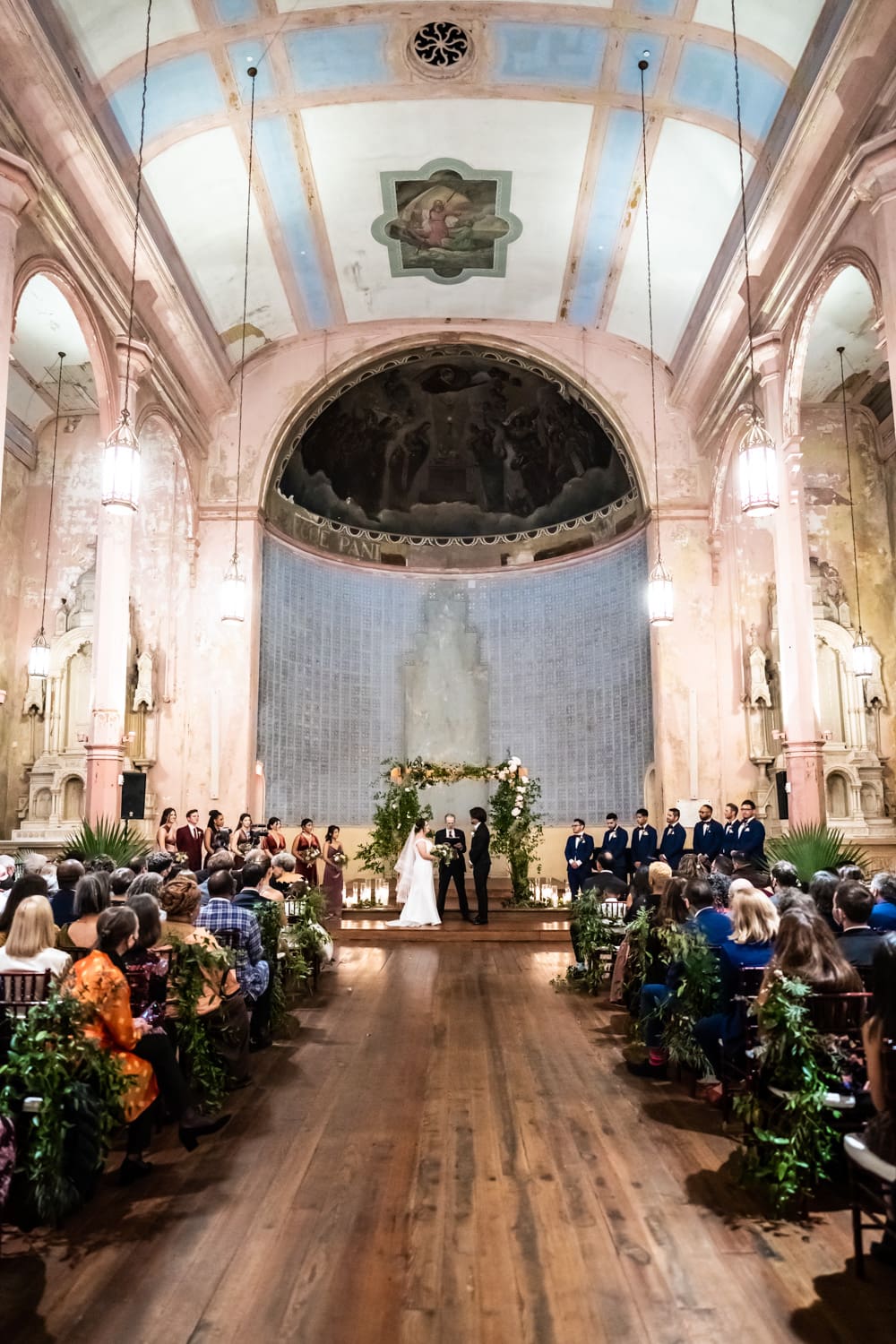 Wedding ceremony at Hotel Peter and Paul