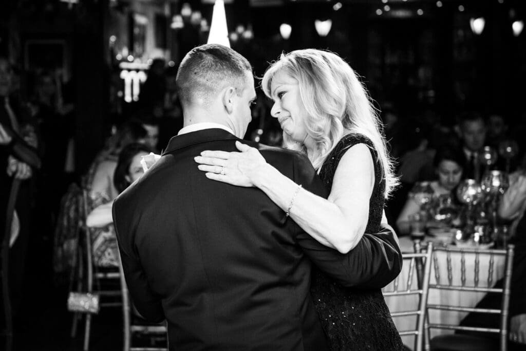 Groom dances with his mother at House of Blues wedding