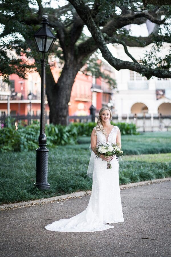 Bride in Jackson Square