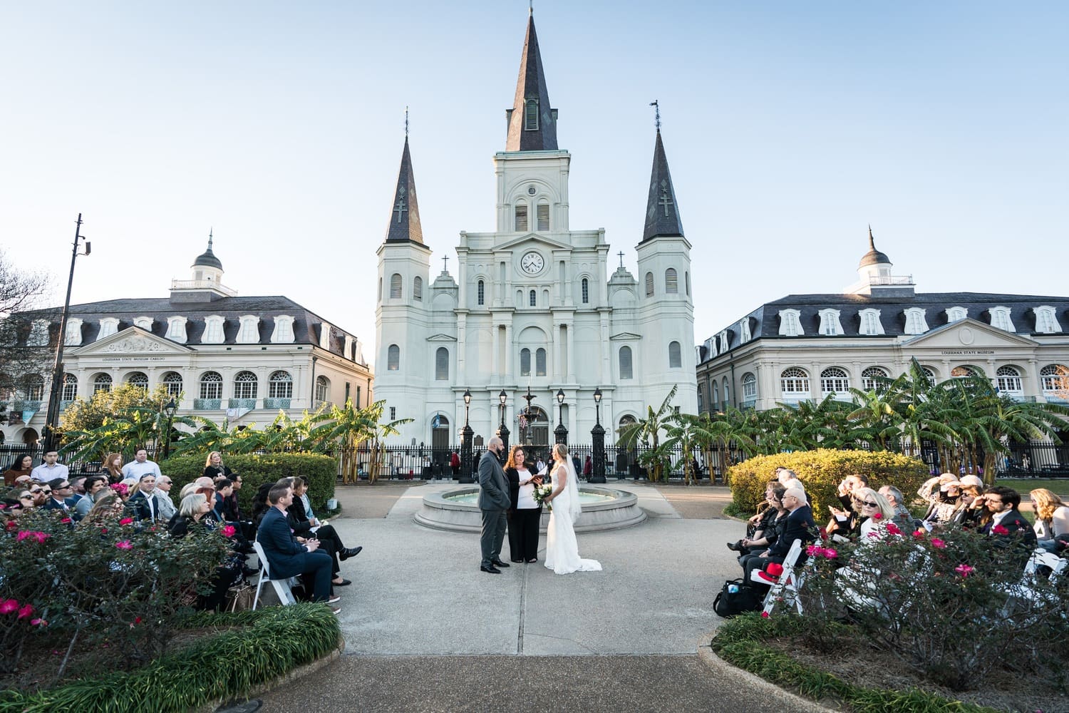 Jackson Square wedding ceremony