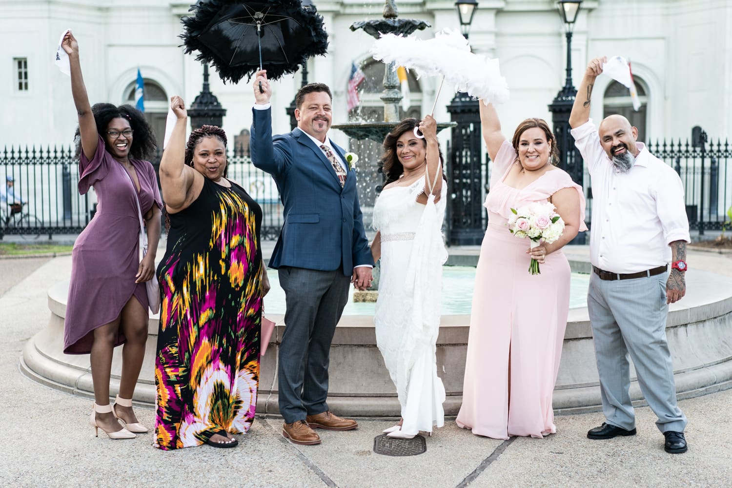 Elopement in New Orleans Jackson Square