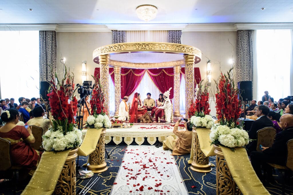 Indian wedding ceremony at the JW Marriott in New Orleans