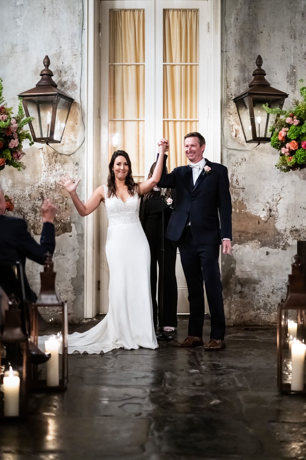 Bride and groom at Latrobe's wedding ceremony