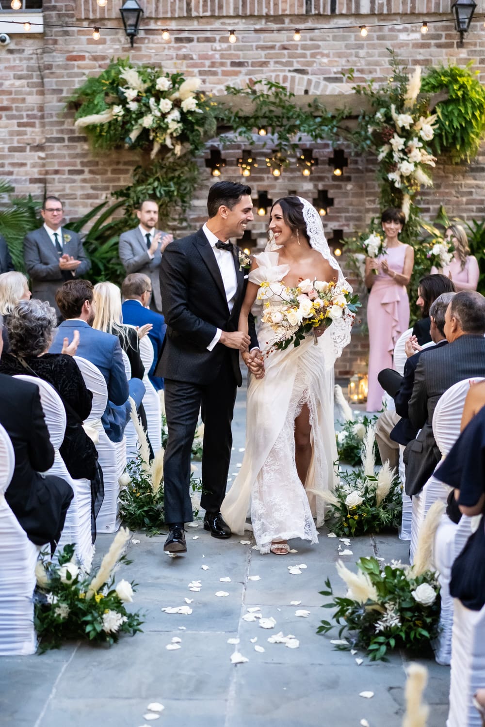 Wedding ceremony at the Maison Dupuy Hotel in New Orleans