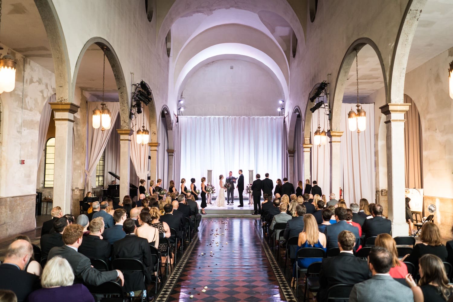 Marigny Opera House wedding ceremony