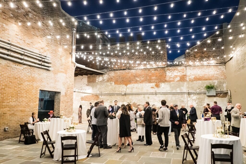 New Orleans Athletic Club wedding reception