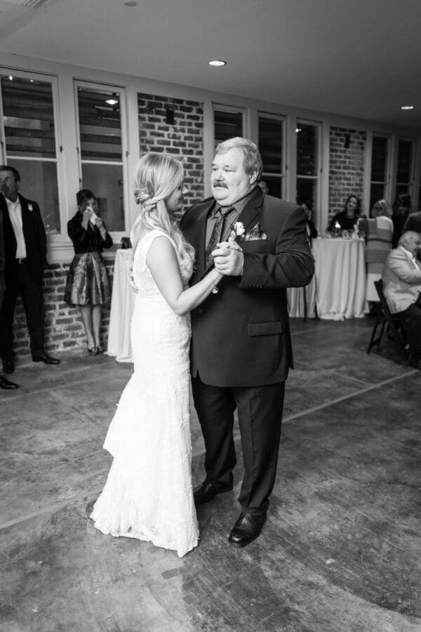 Bride and uncle dance