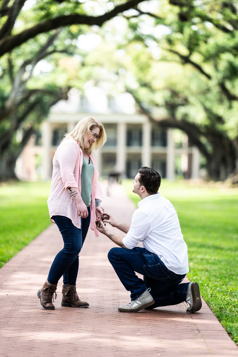 Oak Alley marriage proposal