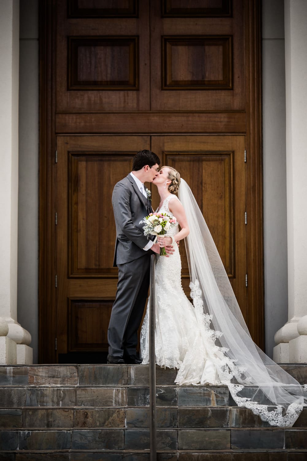 Slavonian Lodge wedding portrait of bride and groom