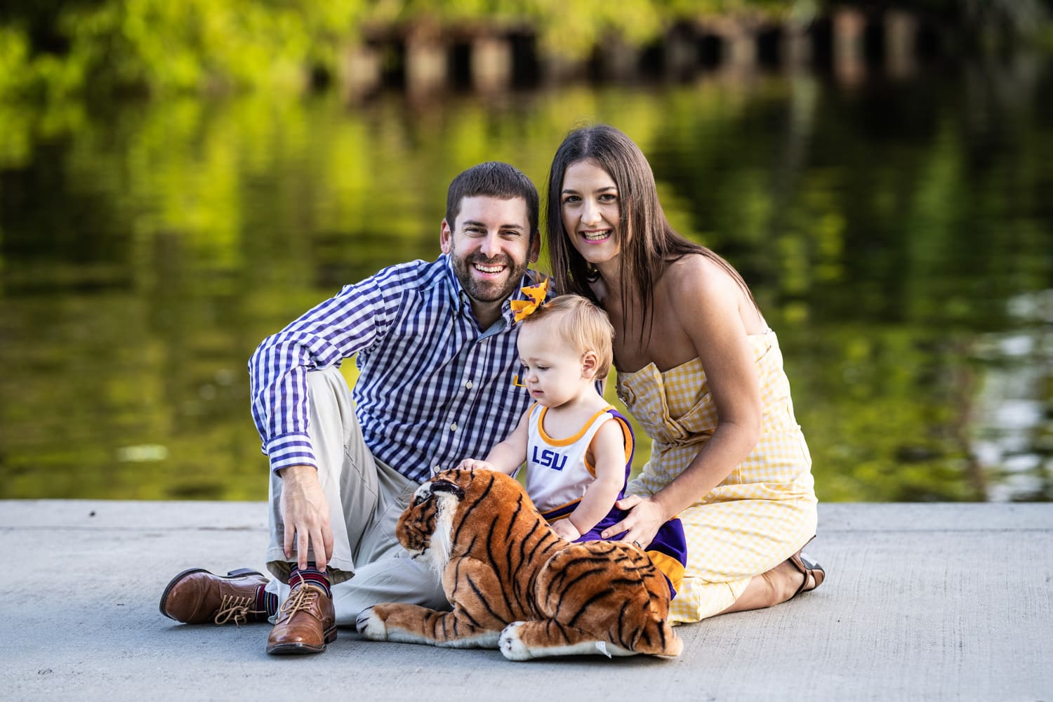 Slidell family portrait by Bayou Bonfouca