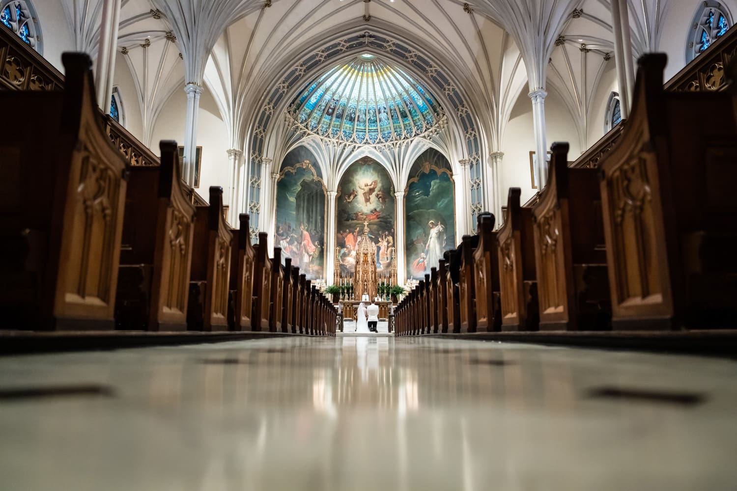 Wedding Ceremony at St. Patrick's Church