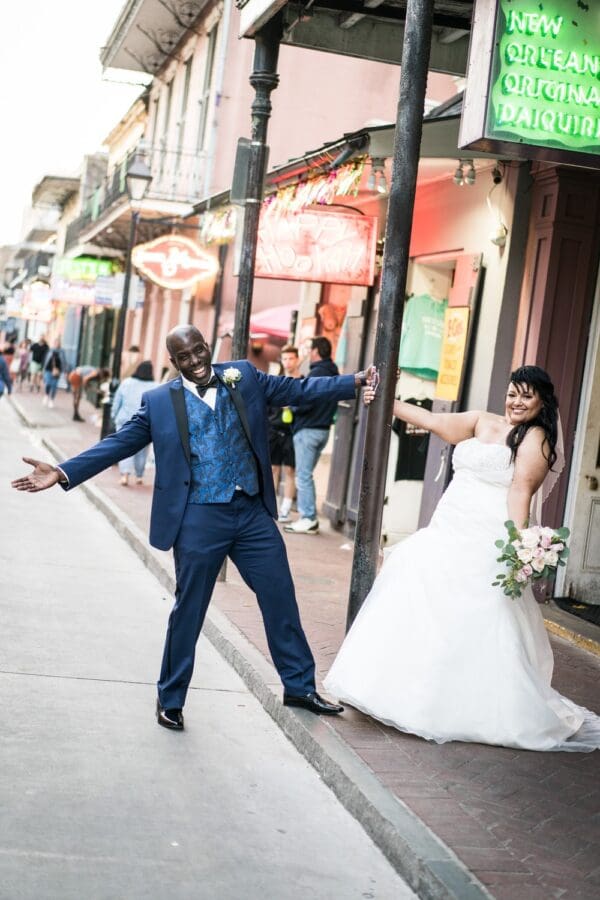 Elopement in New Orleans French Quarter