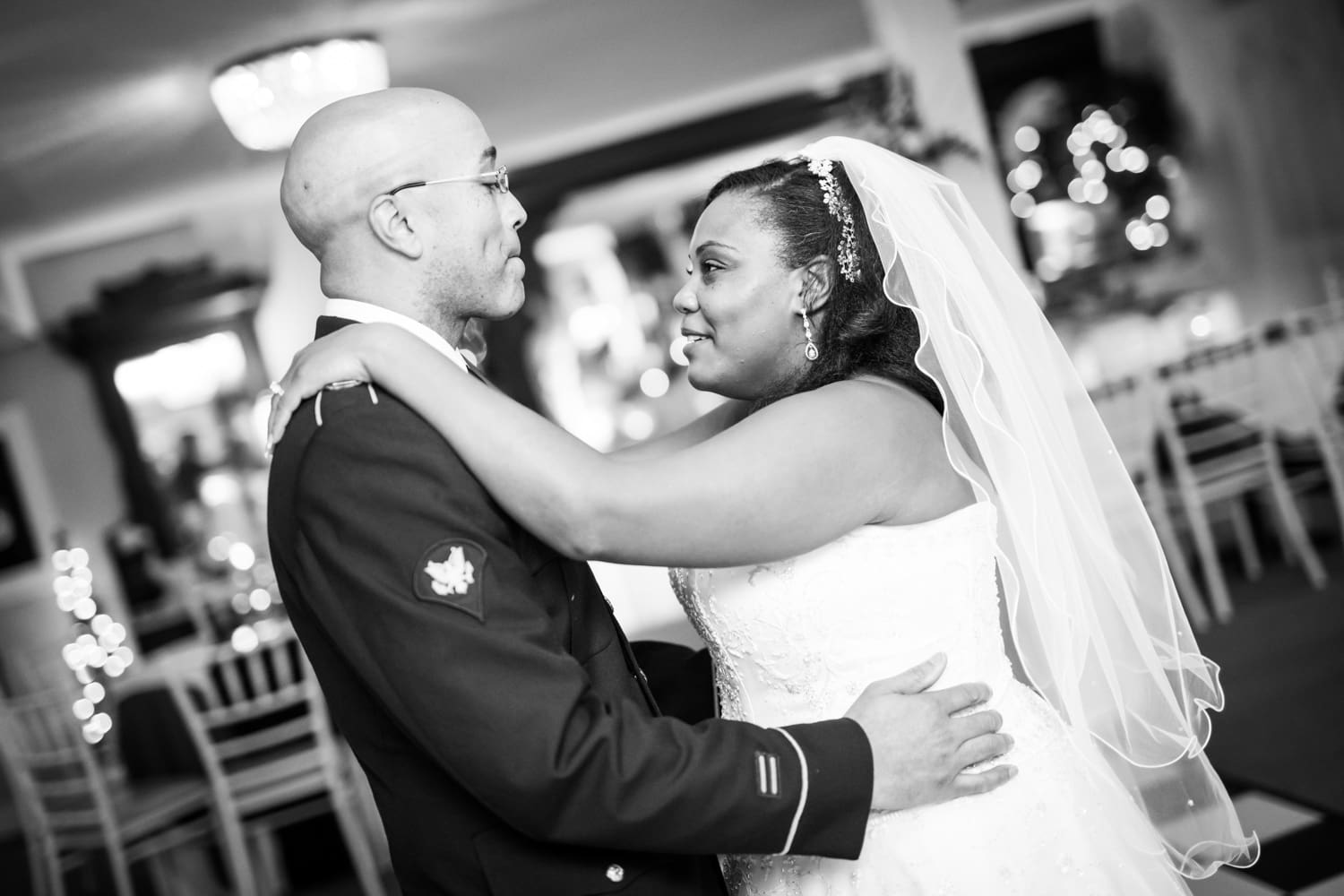 Antebellum House bride and groom first dance at Slidell wedding