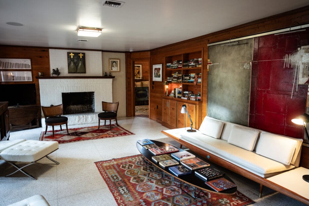 Interior of Garrett Field main house