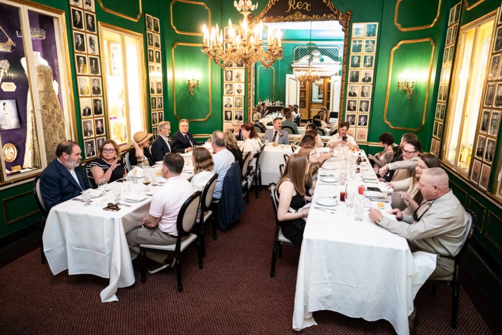 Wedding lunch in the Rex Room at Antoine's