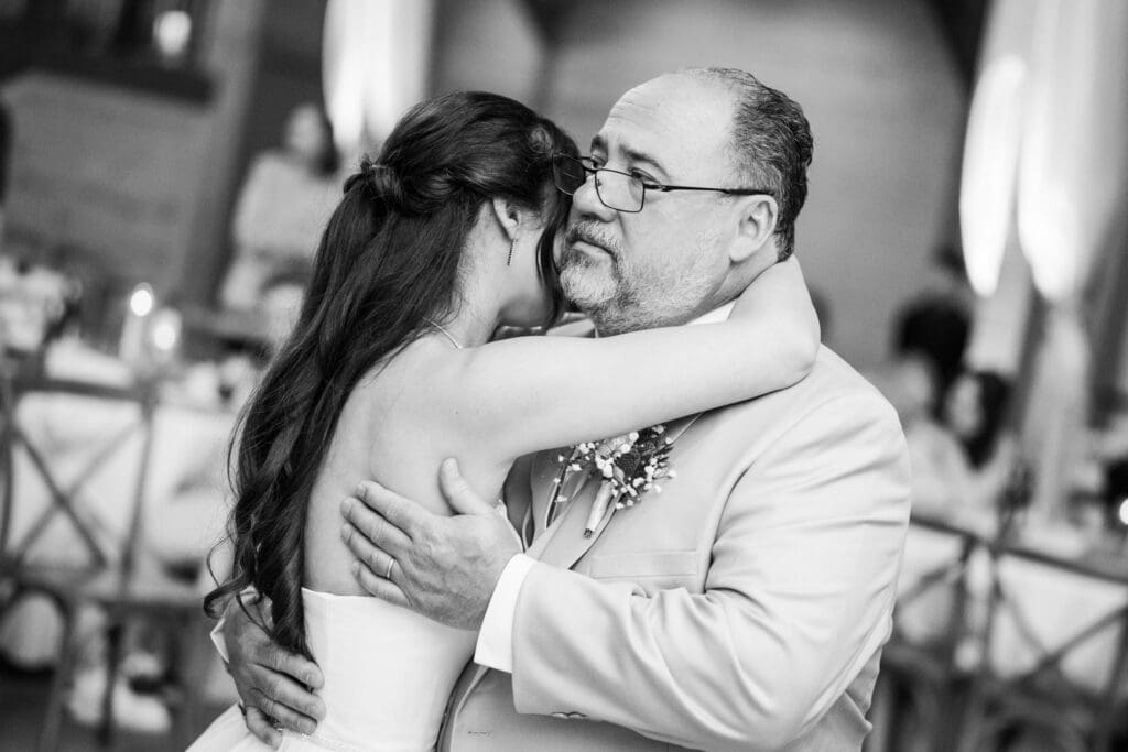Bride and father dance
