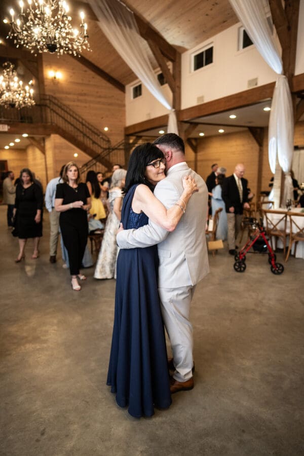 Groom and mother dance