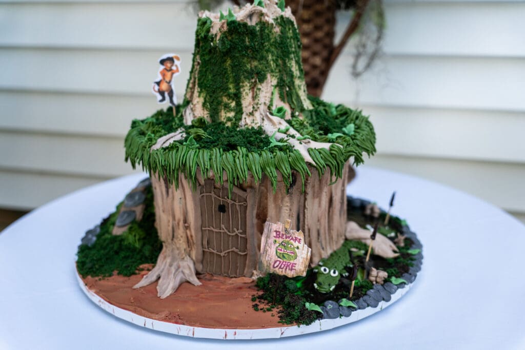 Shrek house groom's cake