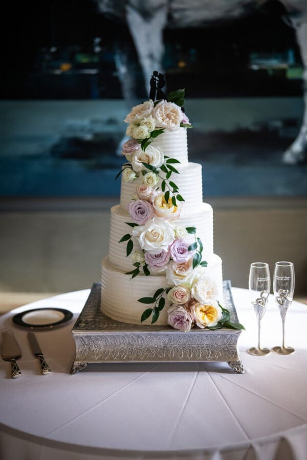 Wedding cake by Zoe's Bakery