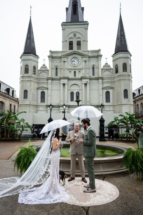 Jackson Square wedding ceremony