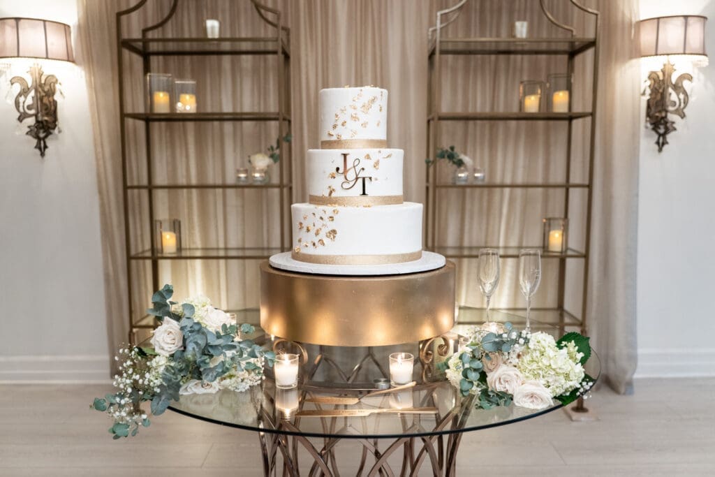 Wedding cake by Marguerite's