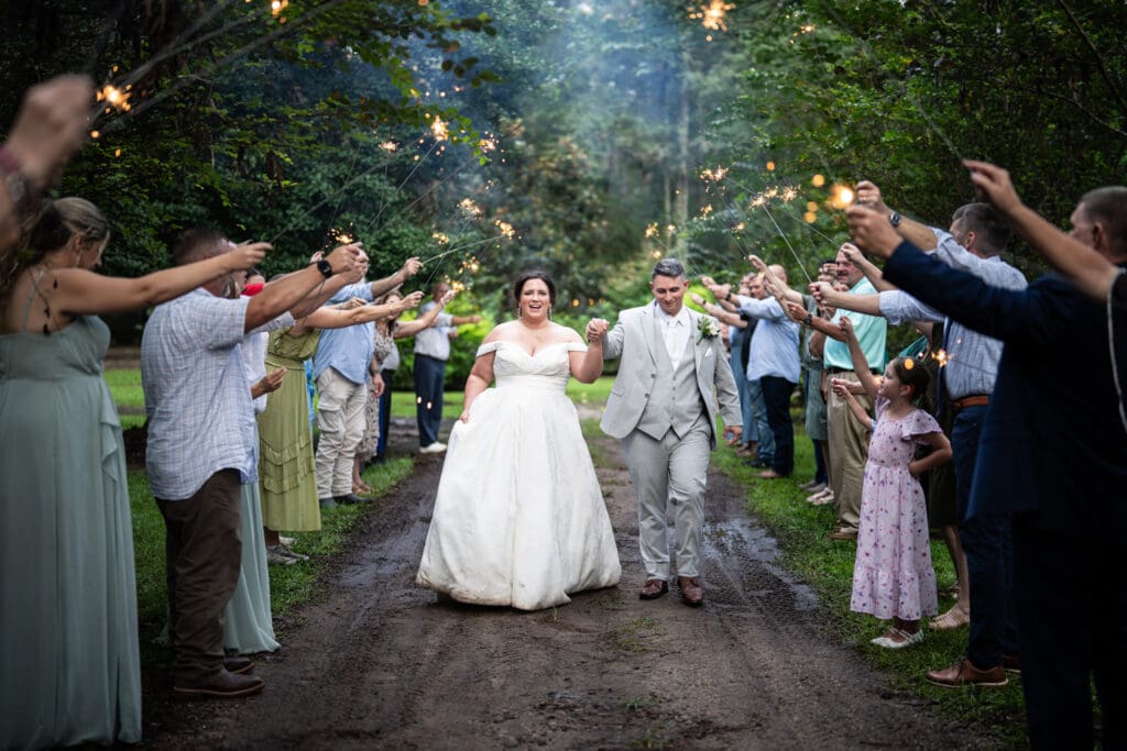 Sparkler send-off