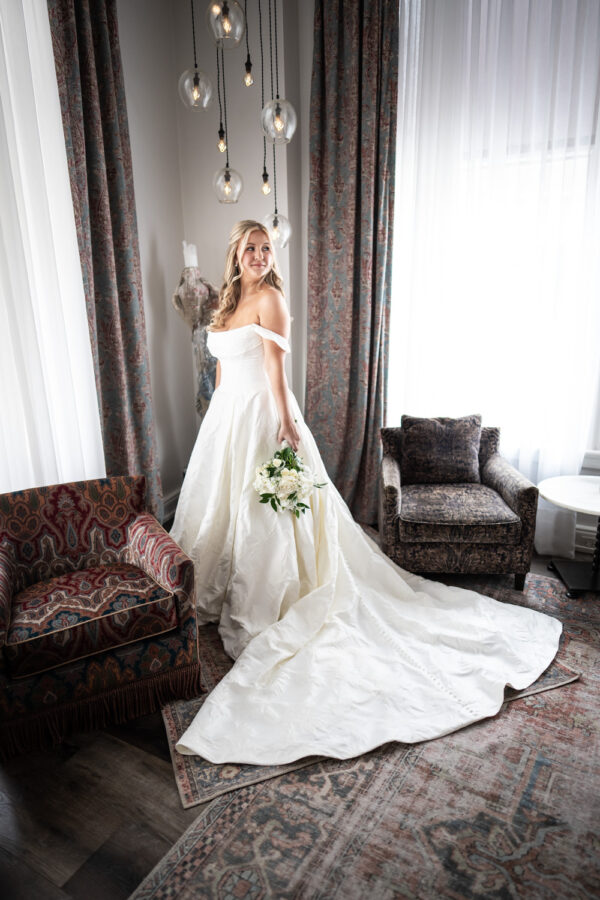 Bride at International House Hotel