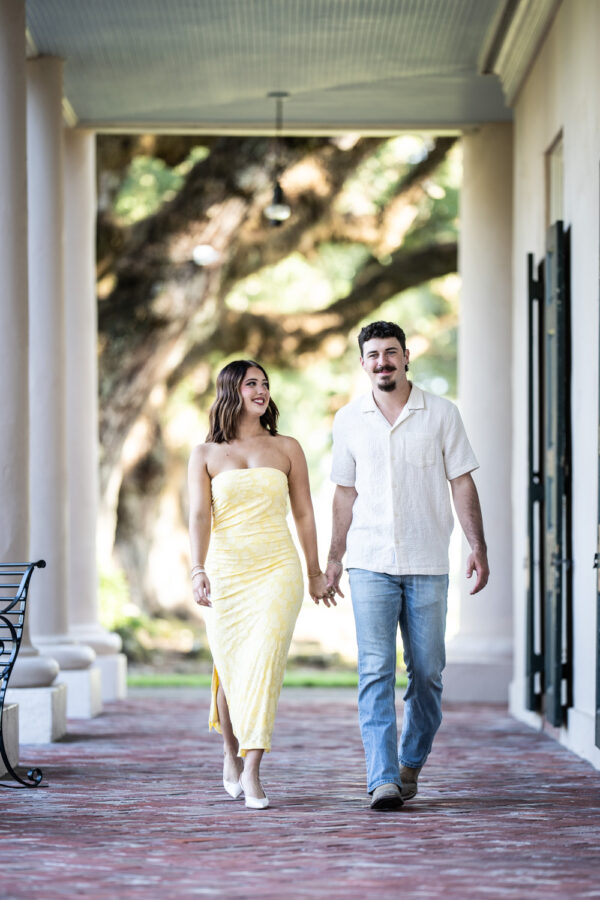 Couple walking